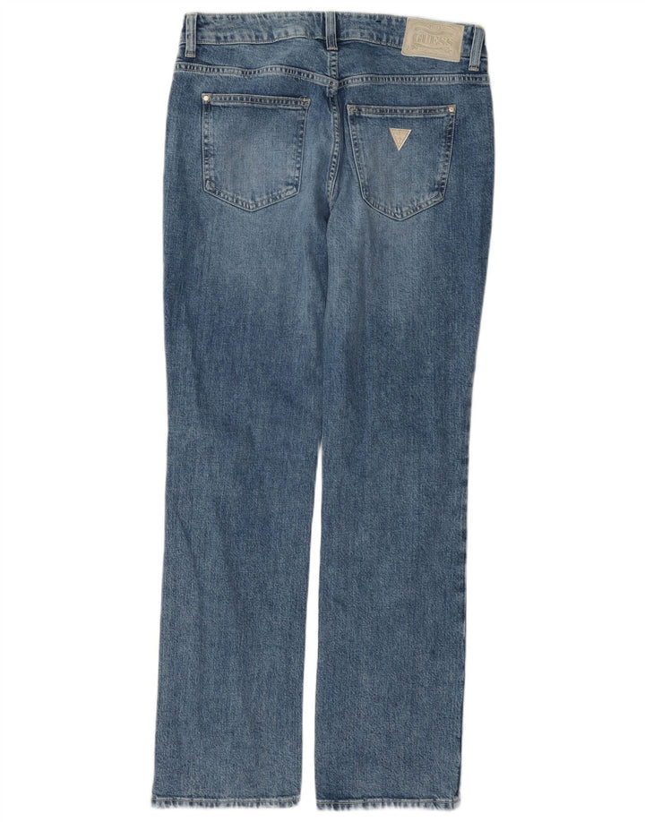 Женские прямые джинсы Guess W29 L31 синие, хлопок
