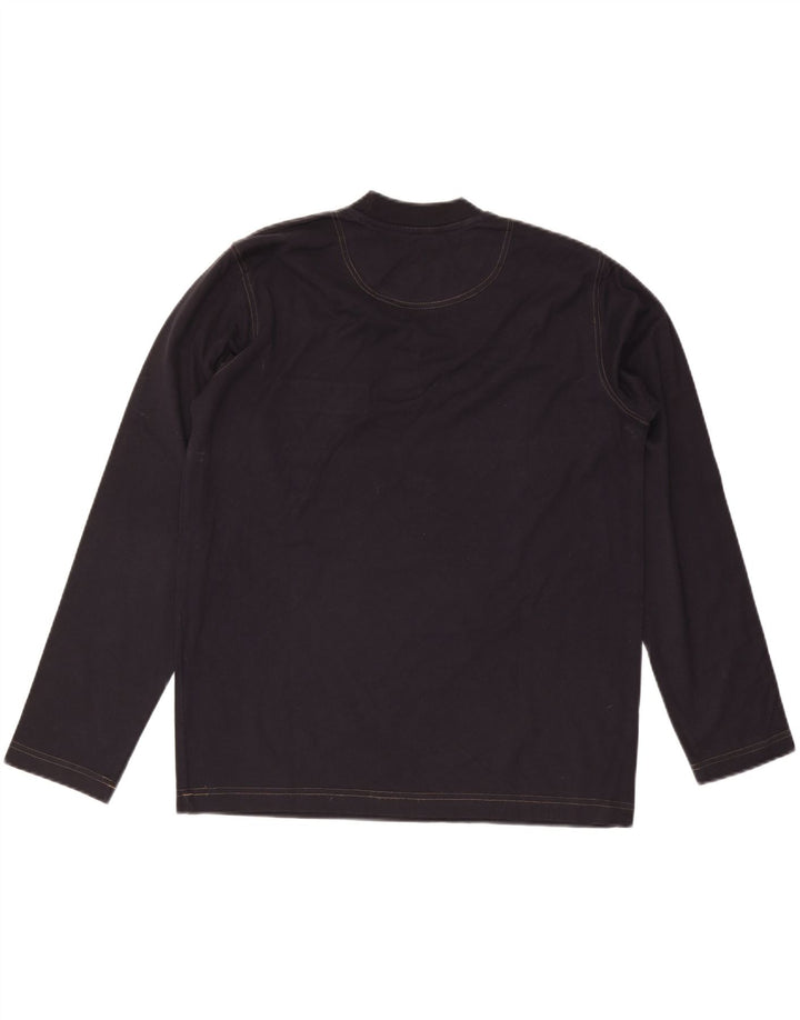 Мужской топ Sailmakers MURPHY & NYE, большой размер, темно-синий, хлопок, с длинными рукавами