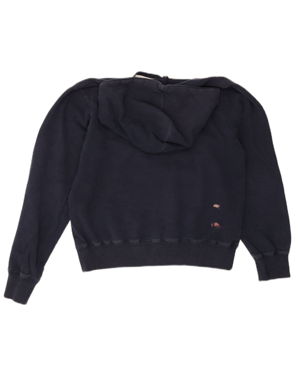 Мужской джемпер с капюшоном The North Face, маленький темно-синий, хлопковый