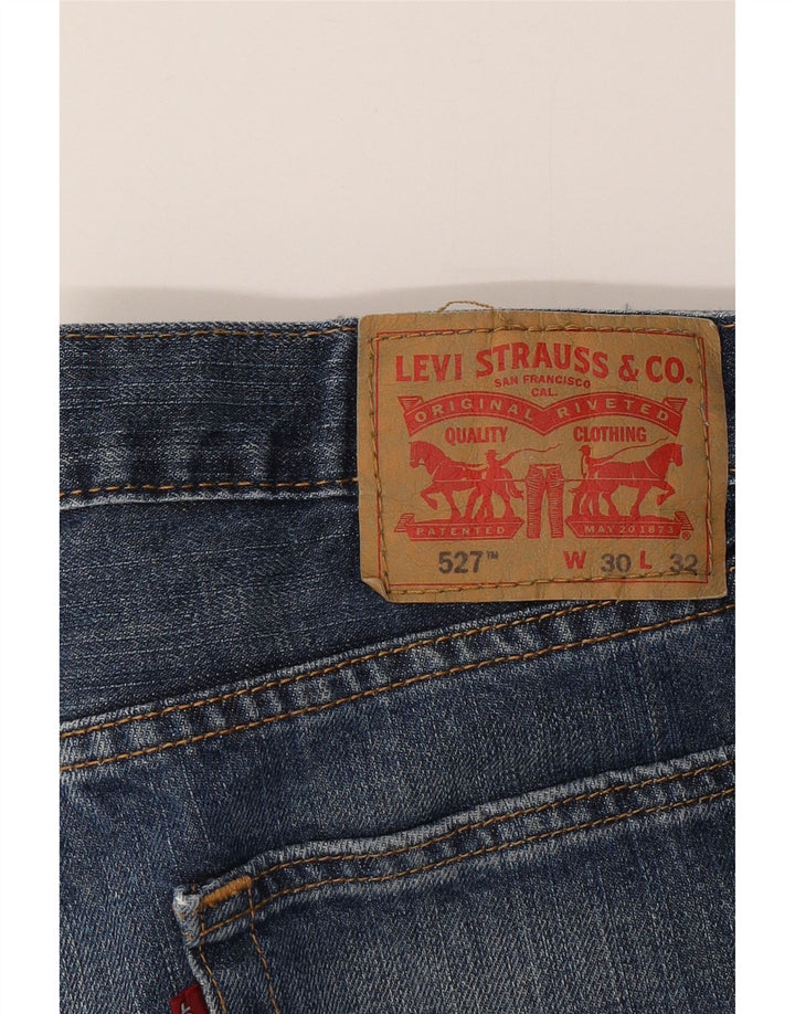 Мужские джинсы Levi's 527 Slim Bootcut W30 L32 Синие, хлопок