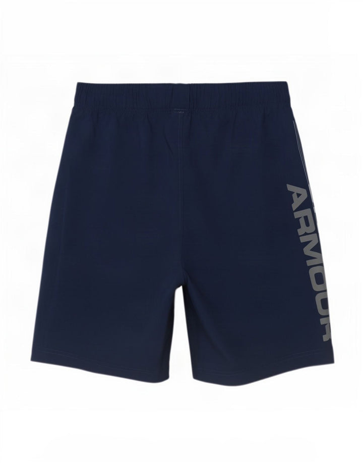 Мужские спортивные шорты с рисунком Under Armour Heat Gear, средний темно-синий, полиэстер
