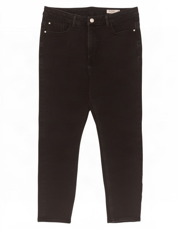 Женские джинсы Marks & Spencer The Magic Slim UK 16, большие W30 L27, черные