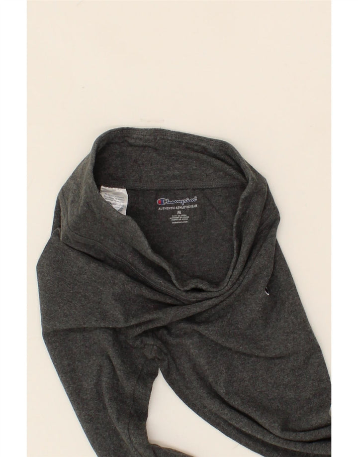 CHAMPION Girls Graphic Leggings 9-10 Years Medium Grey Cotton Vintage Champion and Second-Hand Champion from Messina Hembry 