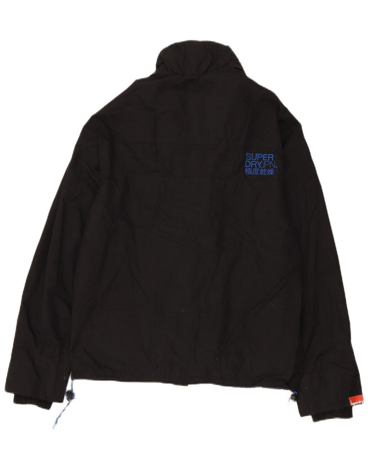 Мужская ветровка Superdry The Windcheater, средний черный нейлон