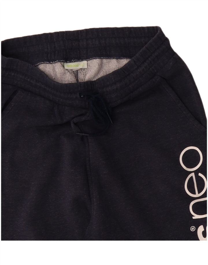 Женские спортивные брюки ADIDAS Neo, джоггеры UK 14, средние, темно-синие