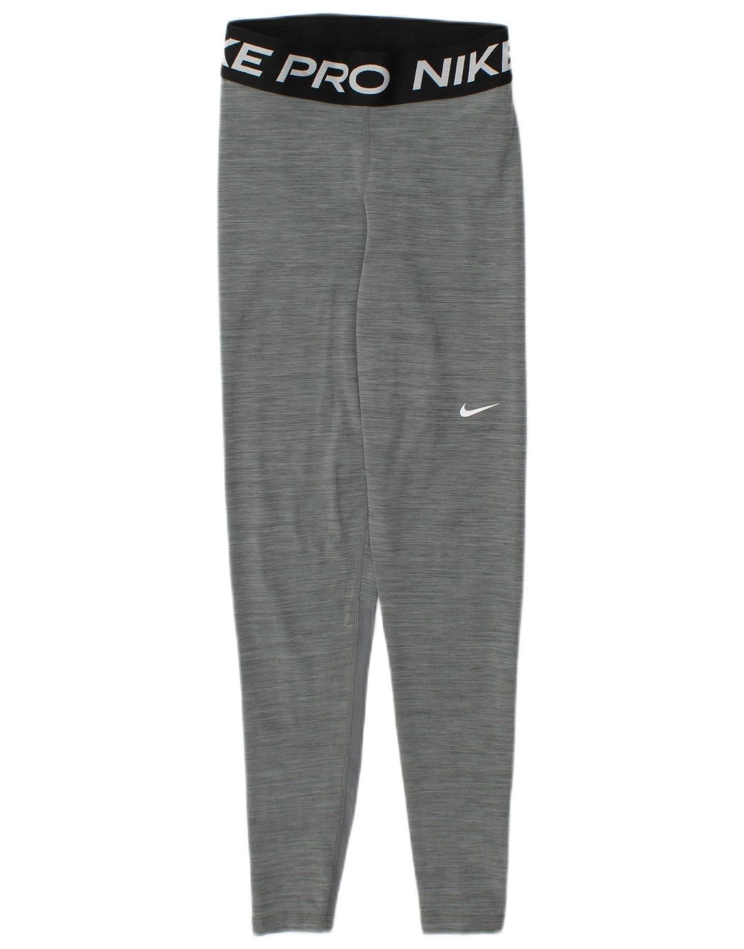 Женские леггинсы с рисунком NIKE Dri Fit UK 4 XS, серый полиэстер с крапинками