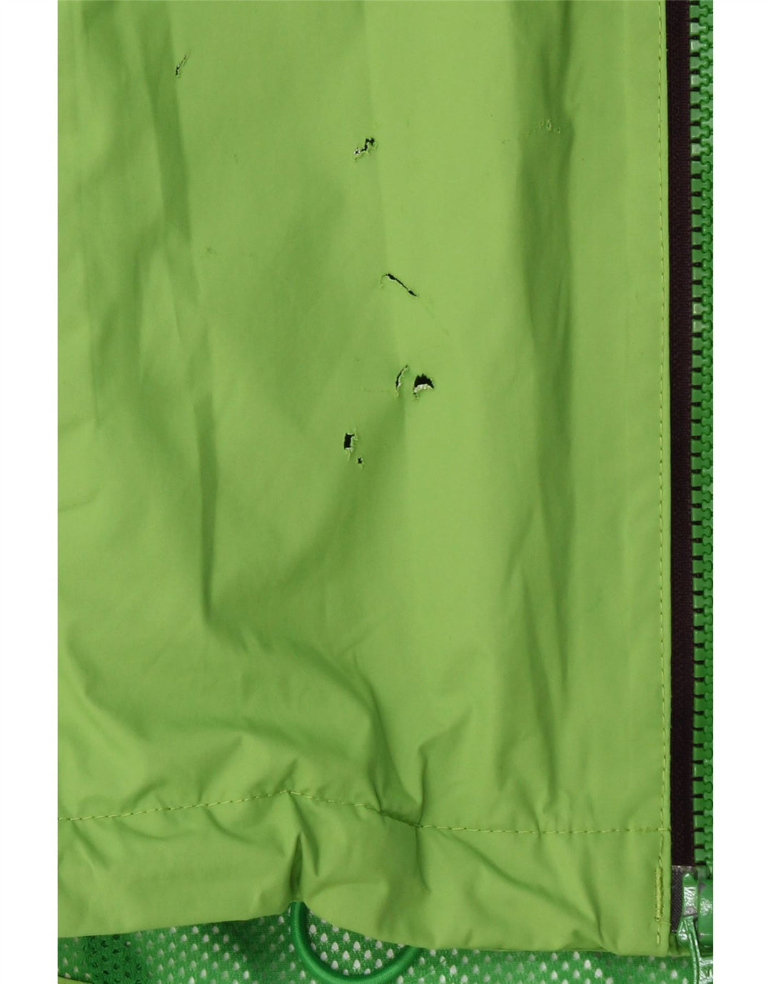 JACK WOLFSKIN Womens Hooded Rain Jacket UK 12/14 Medium Green Polyamide Vintage Jack Wolfskin and Second-Hand Jack Wolfskin from Messina Hembry 