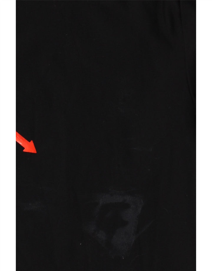 Топ Under Armour для девочек с длинными рукавами 11–12 лет, большой черный