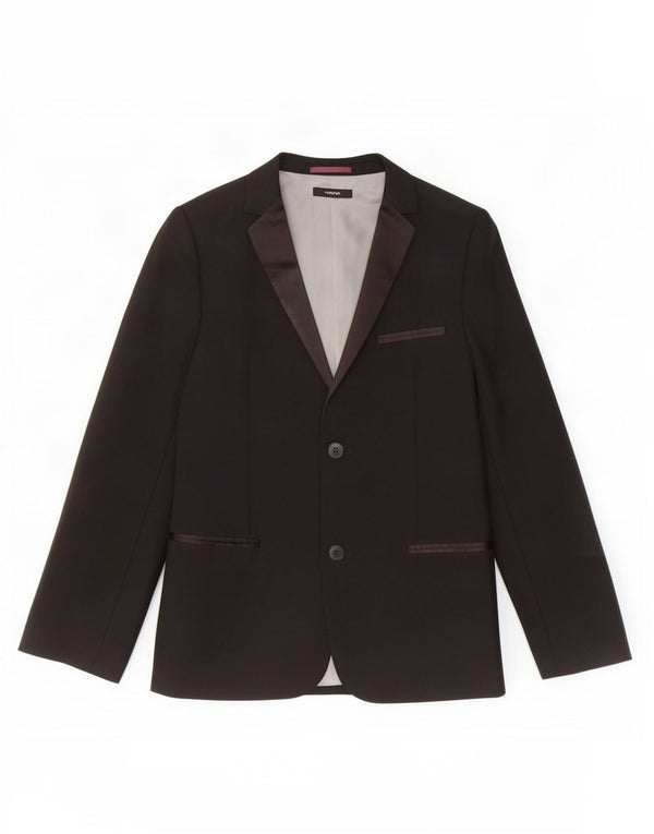 Женский пиджак Marks & Spencer Autograph с 2 пуговицами, Великобритания 10, маленький черный