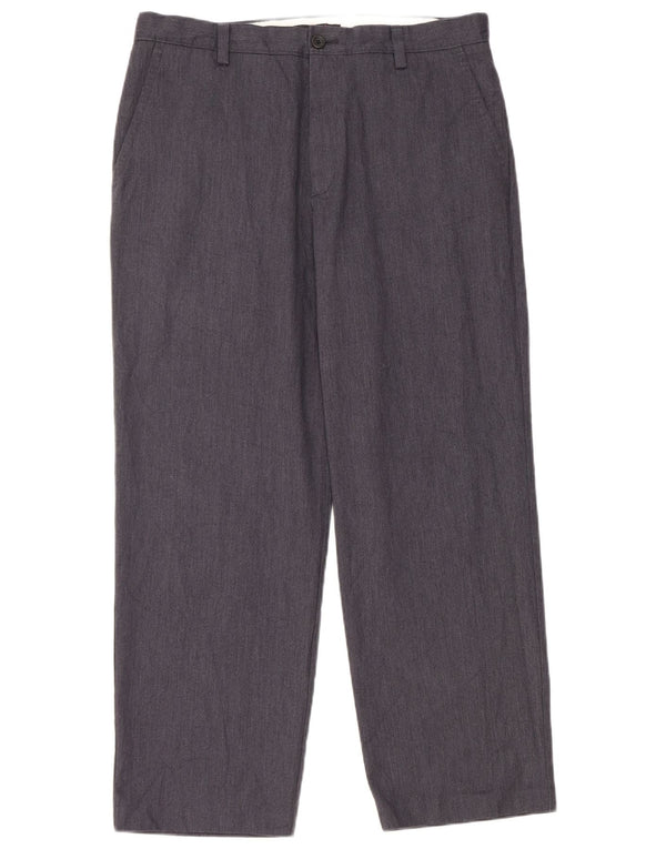 Мужские прямые брюки-чиносы Dockers классического кроя W34 L29, серые, хлопковые