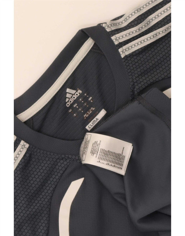 Мужской жилет Adidas Clima 365, маленький серый, полиэстер с цветными блоками
