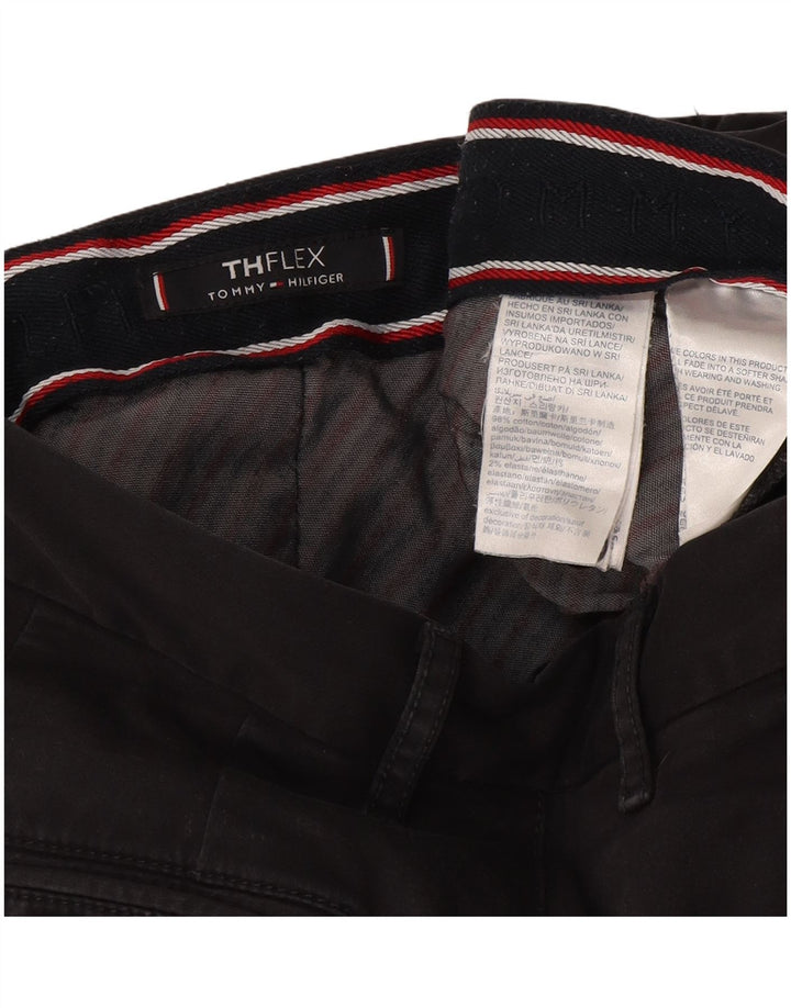 Мужские прямые брюки чинос Tommy Hilfiger W34 L31 серые, хлопковые