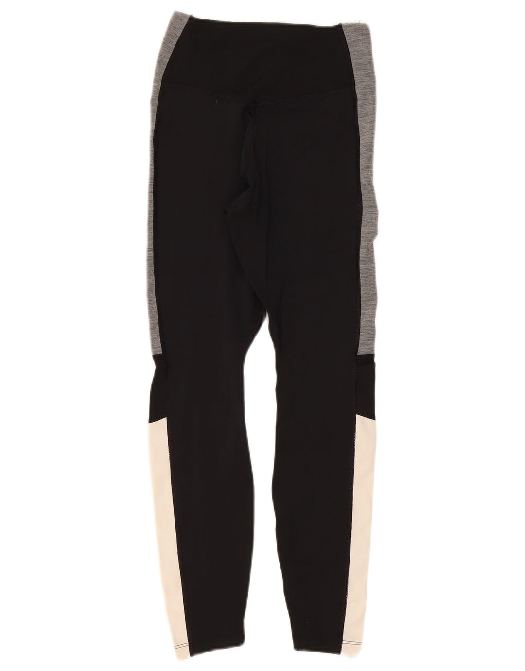 Женские леггинсы NIKE Dri Fit UK 4 XS, черные, полиэстер с цветными блоками