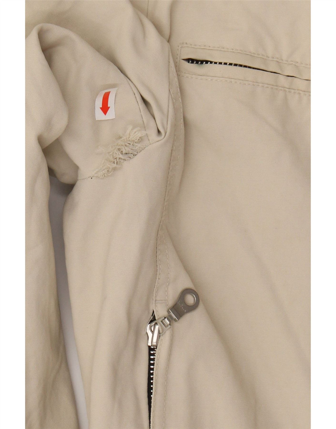 BREMA Mens Graphic Bomber Jacket IT 48 Medium Beige Vintage Brema and Second-Hand Brema from Messina Hembry 