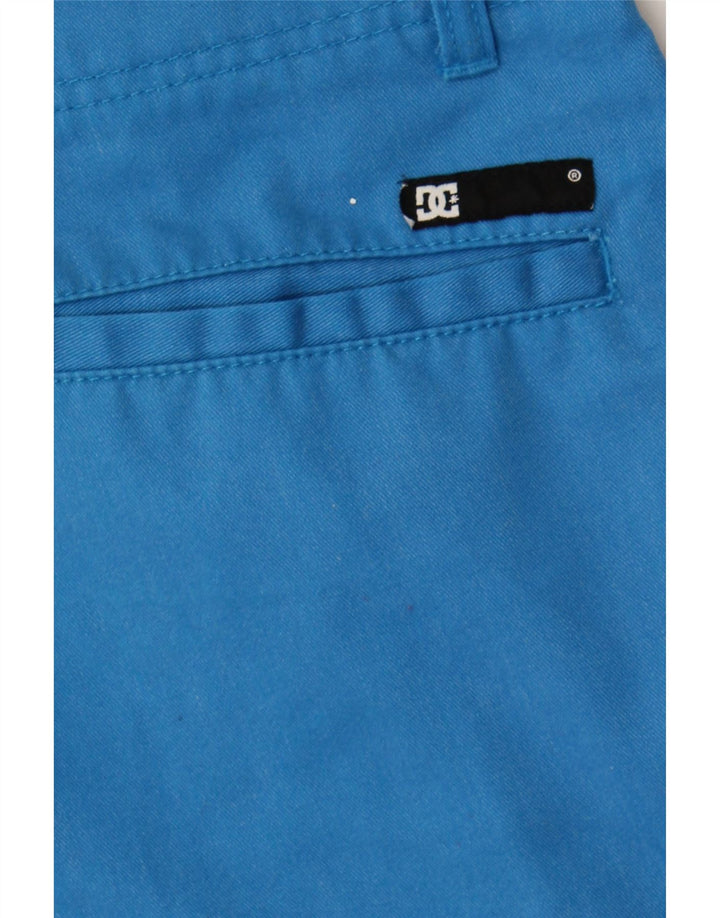 DC Mens Chino Shorts W32 Medium Blue Polyester Vintage DC and Second-Hand DC from Messina Hembry 