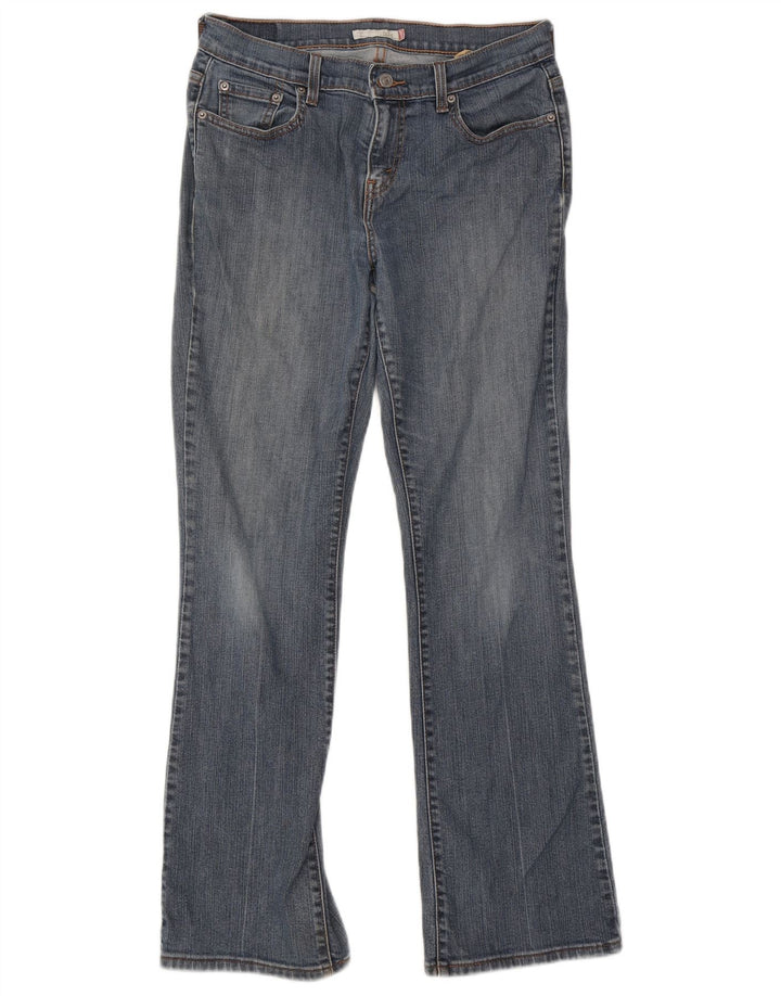 Женские джинсы Levi's 515 Bootcut США 6, средние W30 L31, синие, хлопок