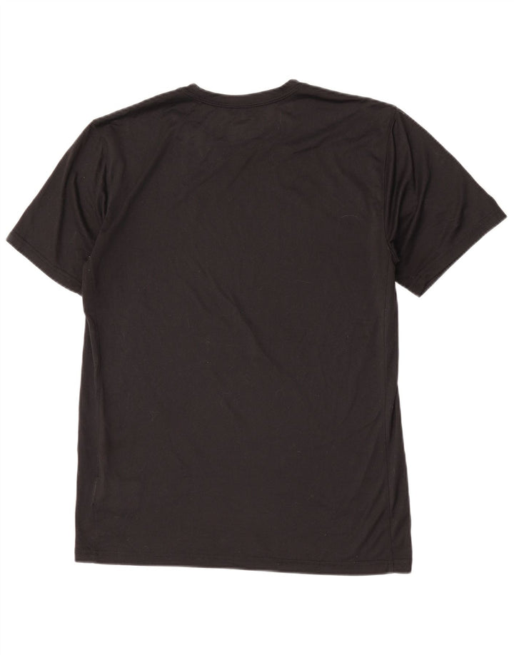 Мужская футболка Nike Dri Fit, средний черный полиэстер