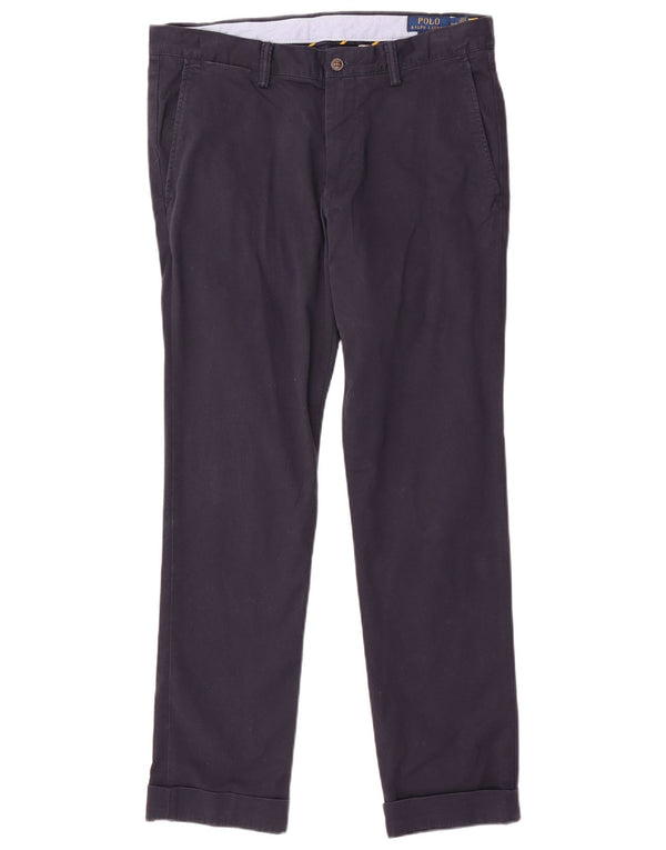 Мужские брюки-чиносы Polo Ralph Lauren W32 L32 темно-синие, хлопковые