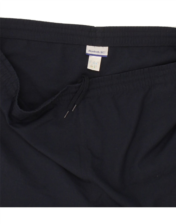 REEBOK Mens Sport Shorts XL  Navy Blue Polyester Vintage Reebok and Second-Hand Reebok from Messina Hembry 