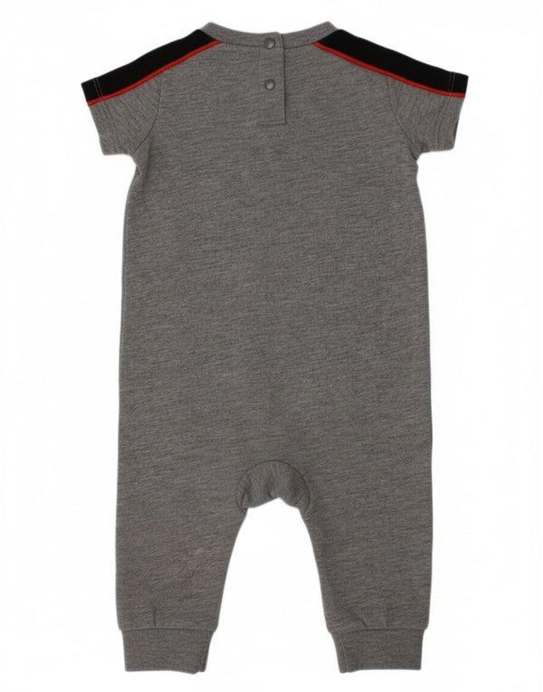 NIKE Baby Boys Graphic Jumpsuit 6-9 Months  Grey Colourblock Cotton
