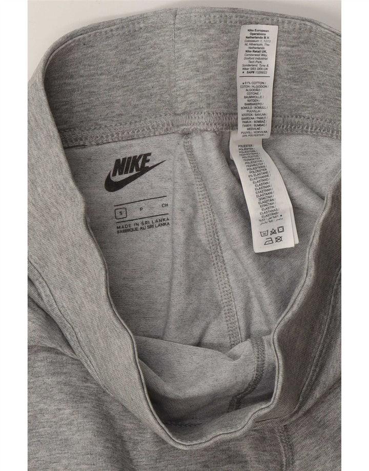 Женские леггинсы с рисунком Nike UK 10, маленькие серые хлопковые