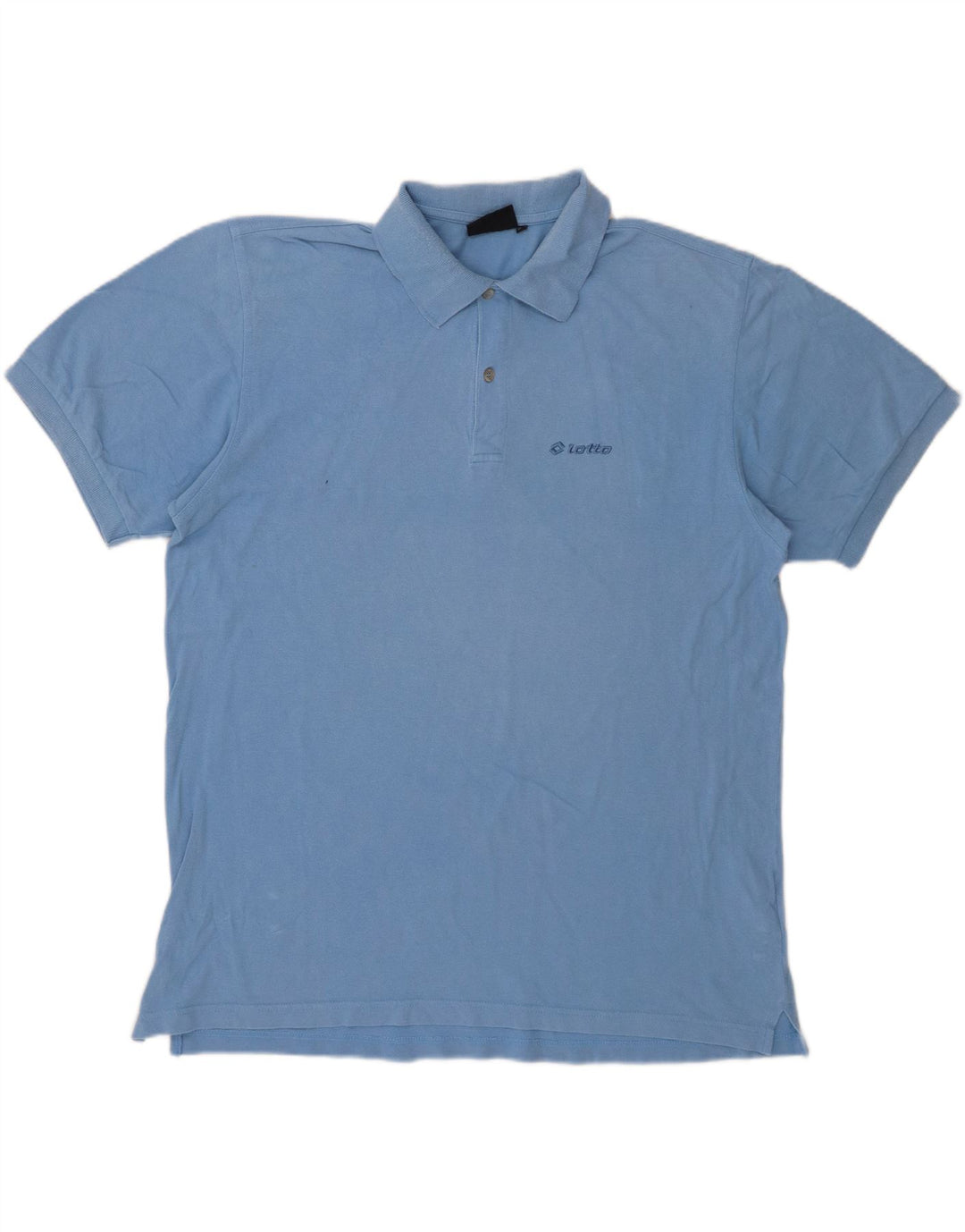 LOTTO Mens Polo Shirt 3XL Blue Cotton