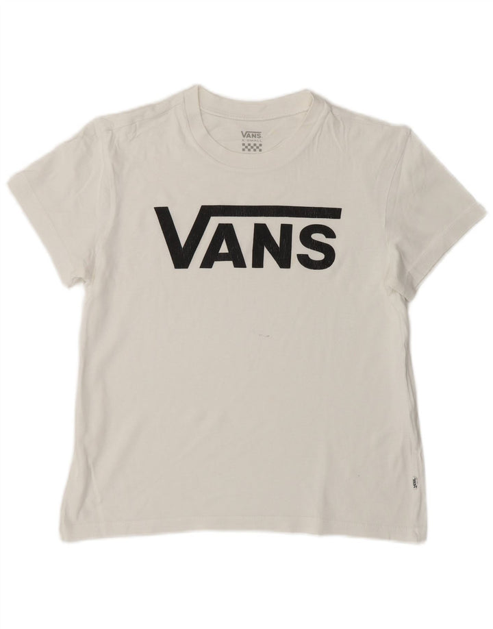 Женская футболка с рисунком VANS Top UK 6 XS Белая