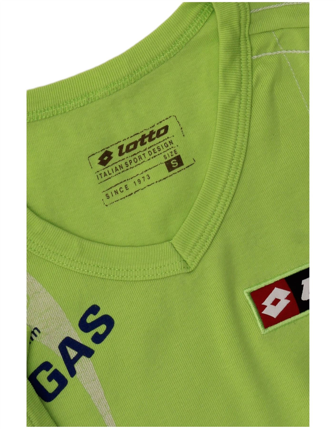 Женская футболка с рисунком Lotto Top UK 10, маленькая зеленая