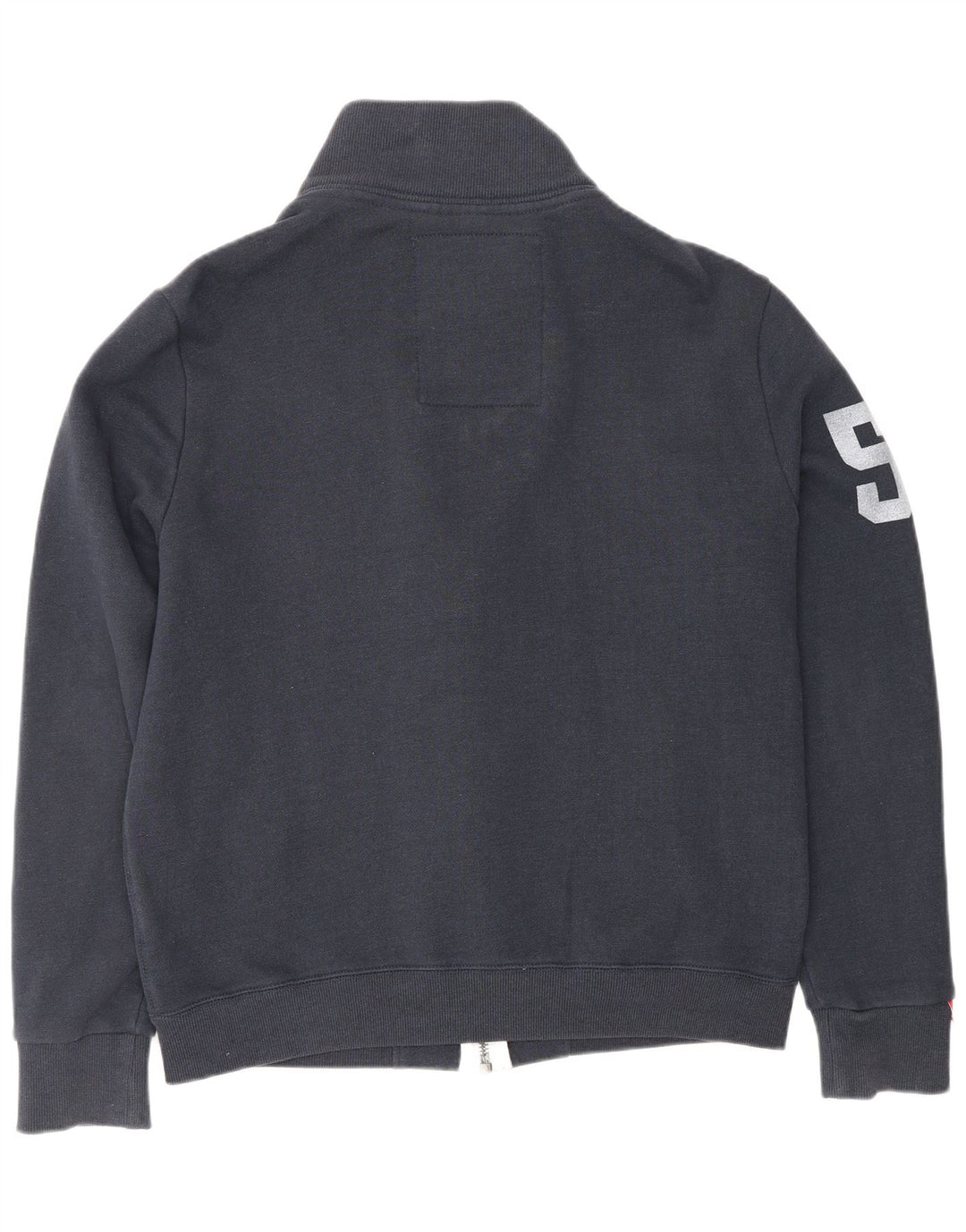 SUPERDRY Мужской спортивный костюм с графическим рисунком, верхняя куртка, большая темно-синяя