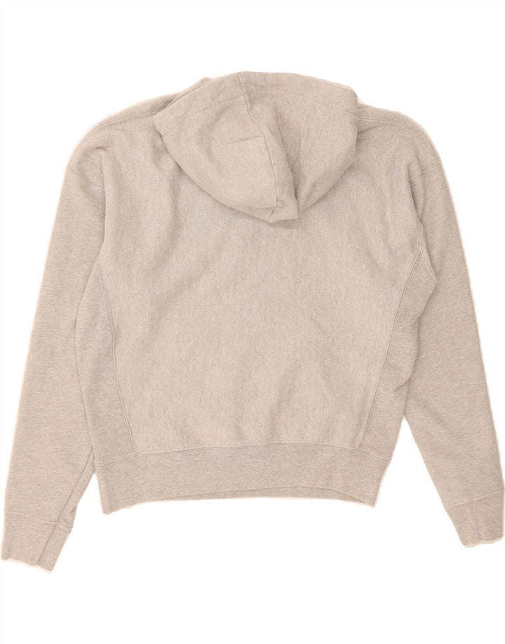 CHAMPION Womens Hoodie Jumper UK 14 Medium Grey Cotton Vintage Champion and Second-Hand Champion from Messina Hembry 