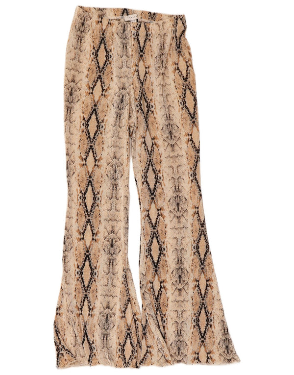 Женские повседневные брюки Topshop Petite UK 10 Small W28 L28 Бежевые