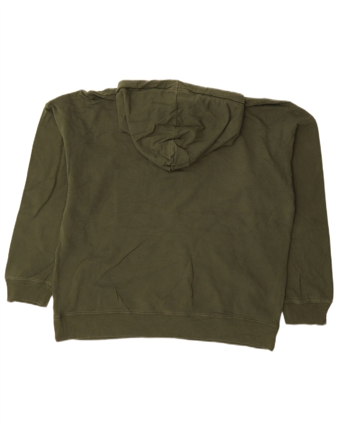 CALVIN KLEIN Женский джемпер с капюшоном оверсайз с графическим рисунком UK 16, большой цвет хаки