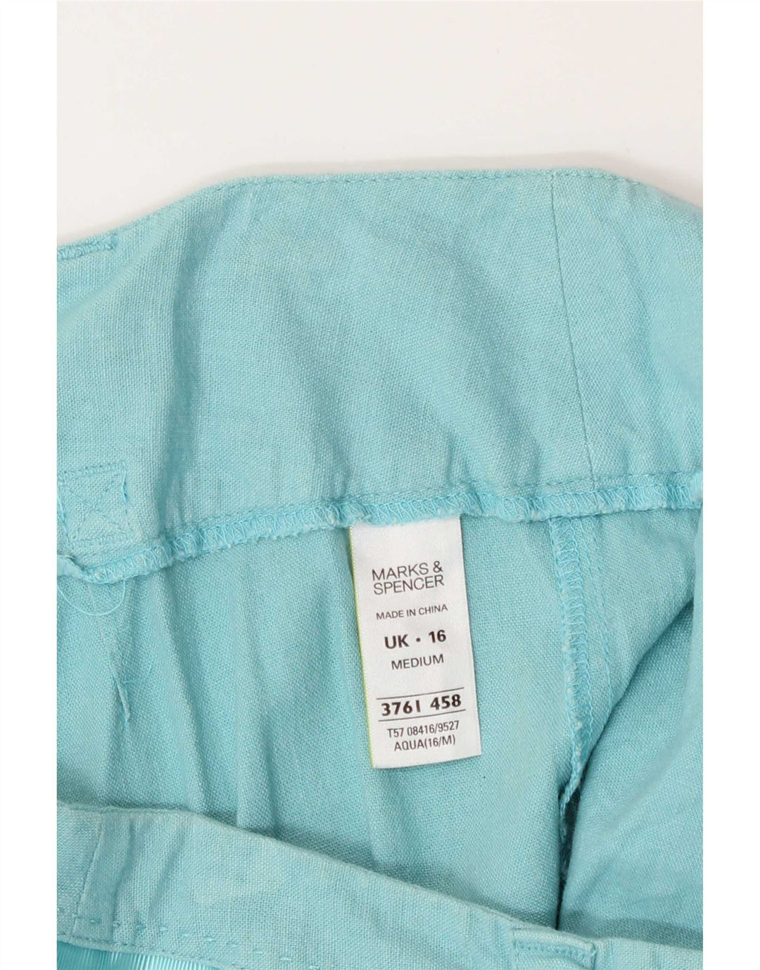 Женские шорты-бермуды Marks & Spencer UK 16, большие W34, бирюзовые