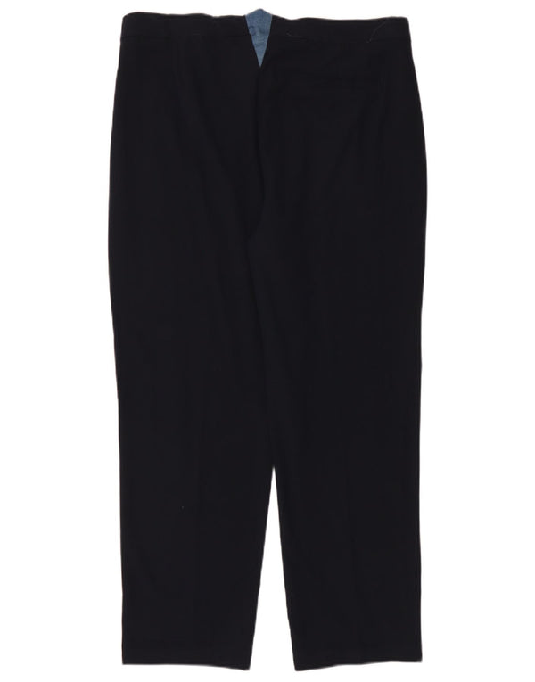 Женские зауженные брюки-чиносы Marks & Spencer UK 14, большие W36 L28, темно-синие