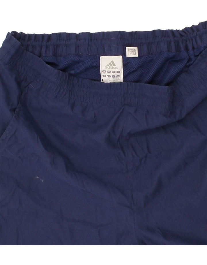 ADIDAS Mens Bermuda Sport Shorts Medium Navy Blue Polyester Vintage Adidas and Second-Hand Adidas from Messina Hembry 