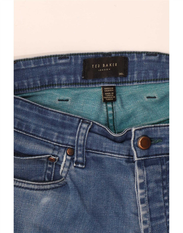 Мужские узкие джинсы Ted Baker W36 L33 синие