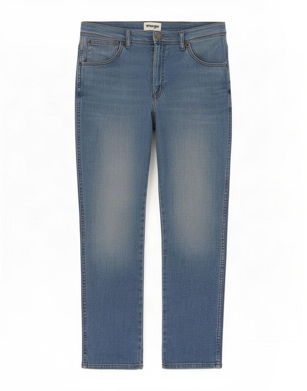 Мужские джинсы Wrangler Texas Slim W33 L30, синий хлопок