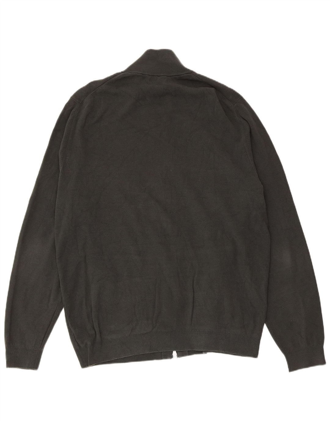 MASSIMO DUTTI Мужской кардиган-свитер 2XL Серый хлопок