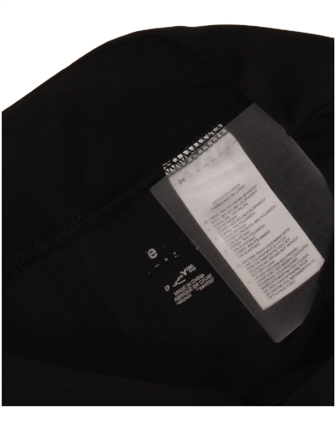 Женские капри Reebok W28 L19, черные нейлоновые