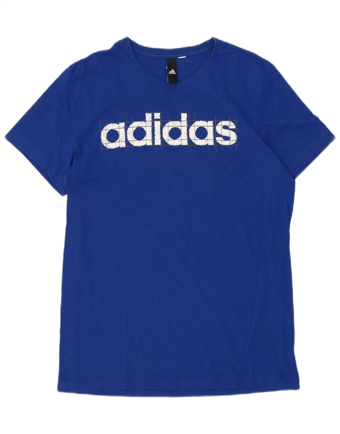 Мужская футболка с рисунком Adidas Top Medium Blue