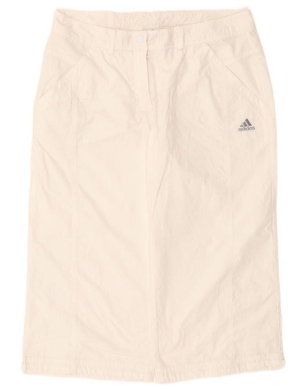 Женские брюки-капри Adidas Clima 365 UK 12 Medium W30 L20 белые