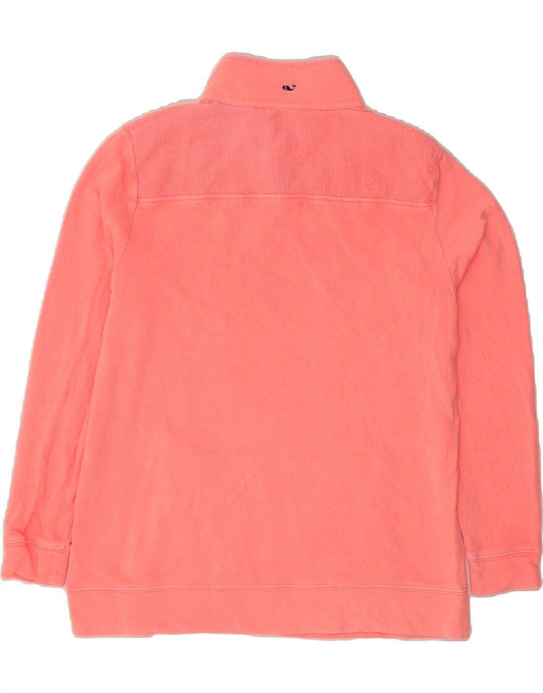 VINEYARD VINES Mens Button Neck Sweatshirt Jumper Small Pink Cotton Vintage Vineyard Vines and Second-Hand Vineyard Vines from Messina Hembry 