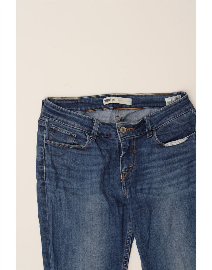 LEVI'S Womens Skinny Jeans W29 L32 Blue Cotton Vintage Levi's and Second-Hand Levi's from Messina Hembry 