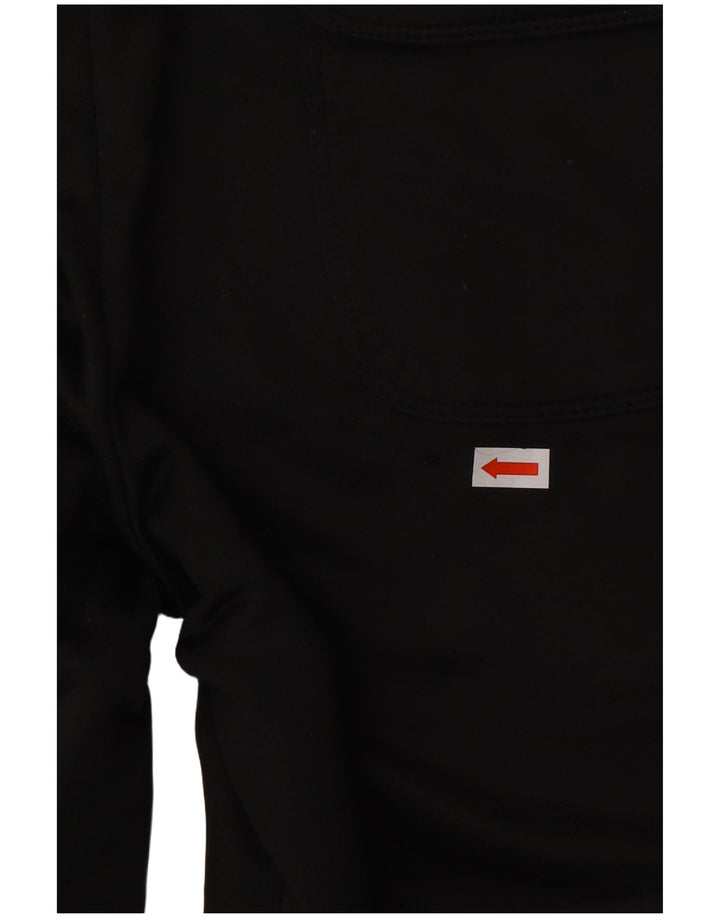 Женские спортивные шорты-бермуды NIKE, размер США 4/6, маленькие черные из полиэстера