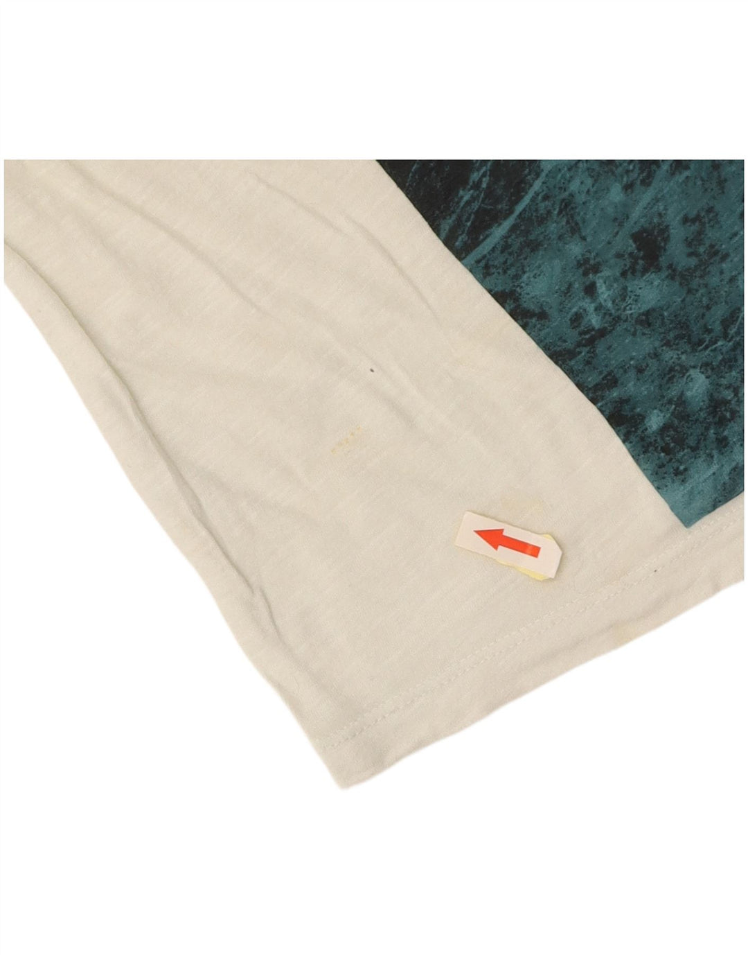 CALVIN KLEIN JEANS Женская футболка оверсайз с рисунком Top UK 6 XS Белый