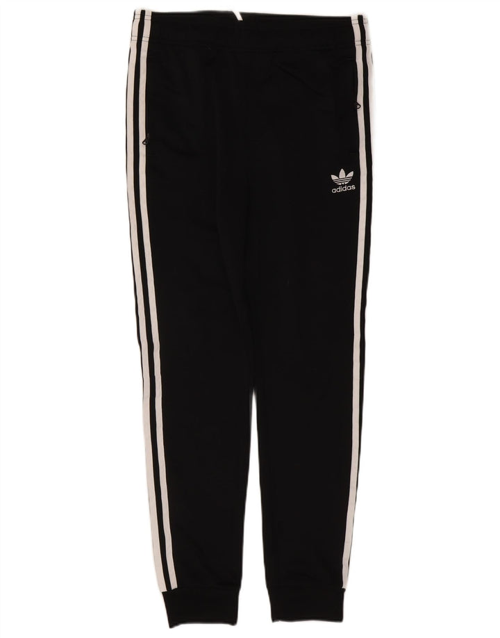 Спортивный костюм Adidas для мальчиков, брюки для бега, 13-14 лет, черный полиэстер