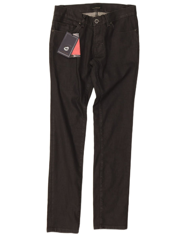 Мужские джинсы скинни с низкой талией Zara EU 31 Medium W31 L31, черный хлопок