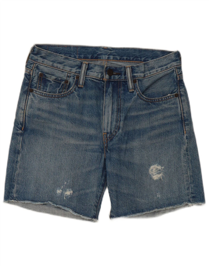 Женские джинсовые шорты Levi's 505 W27, маленькие синие, хлопок