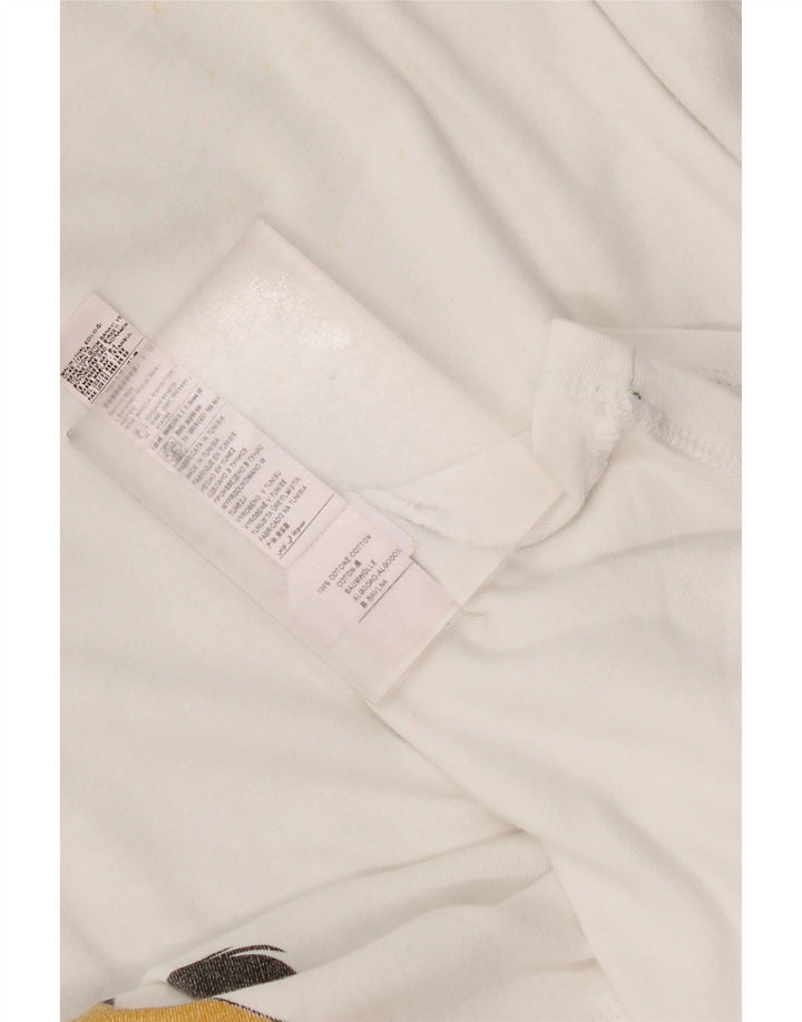 Женский топ Benetton Oversized с рисунком Disney, Великобритания 12, средний белый