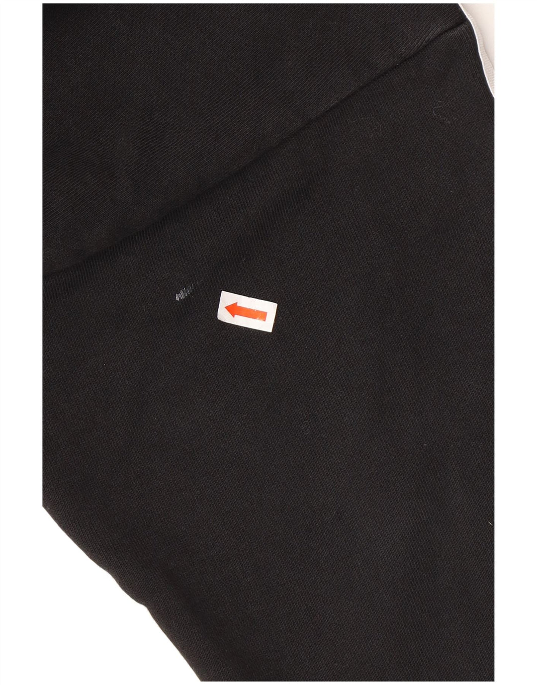 Женский укороченный джемпер с капюшоном ADIDAS, размер UK 8, маленький, черный, хлопок